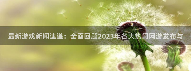 辉达娱乐4主管：最新游戏新闻速递：全面回顾2023年各大热门